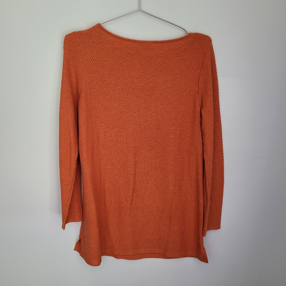 J. Jill | Boat Neck Andrea Long Sleeve Waffle Knit Shirt - Picture 2 of 4